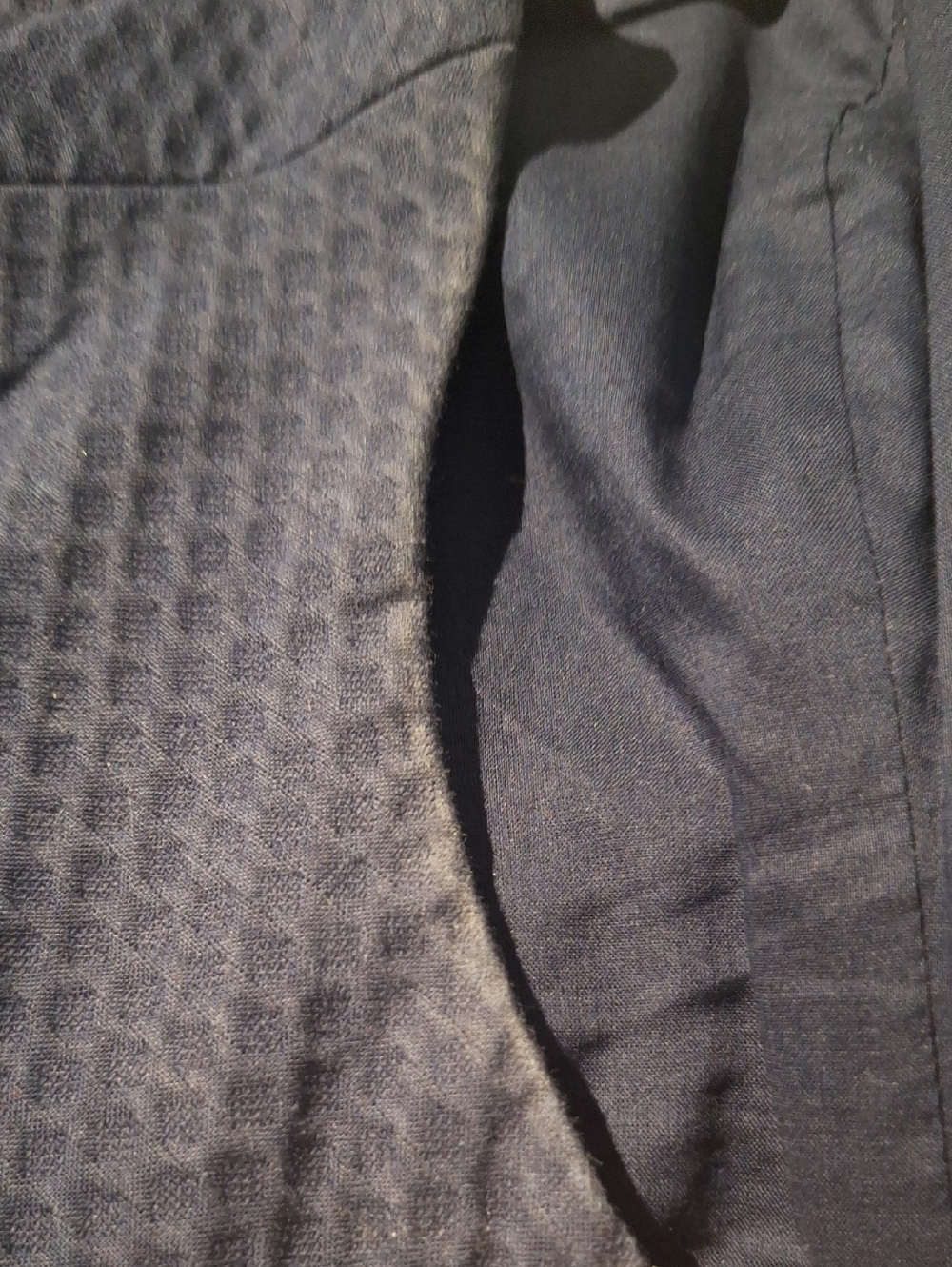 Lilly Pulitzer Navy Shift Dress with Gold Lace V-Neck Trim Size 16 - Picture 9 of 10